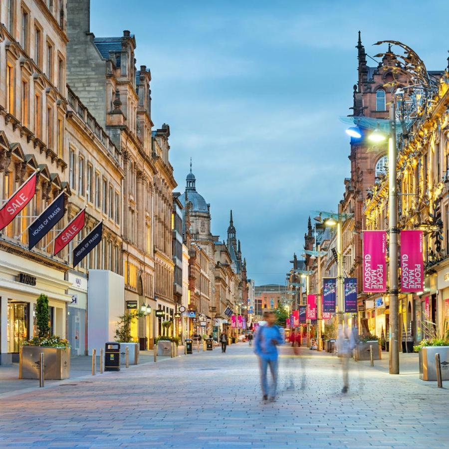 1 Bedroom Flat In The Heart Of Merchant City Glasgow Exteriér fotografie